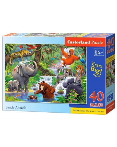 Puzzle 40el.maxi jungle animal