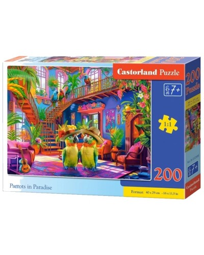 Puzzle 200 parrots in paradise