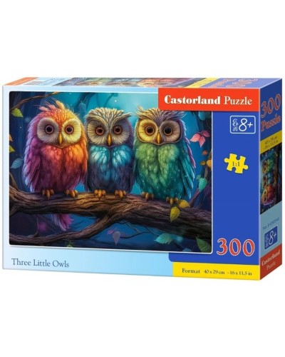 Puzzle three little owls 300