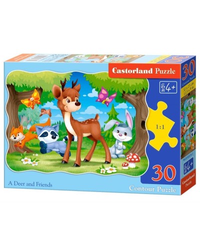 Puzzle 30 el. deer and friends