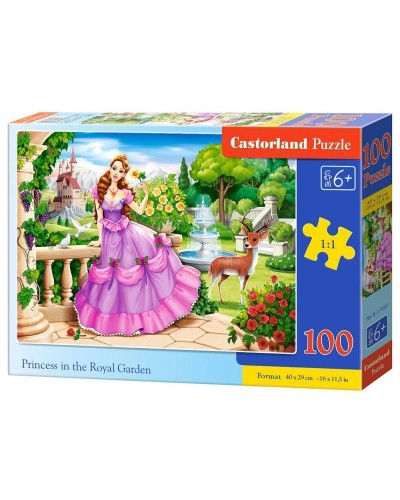 Puzzle 100 princess in garden