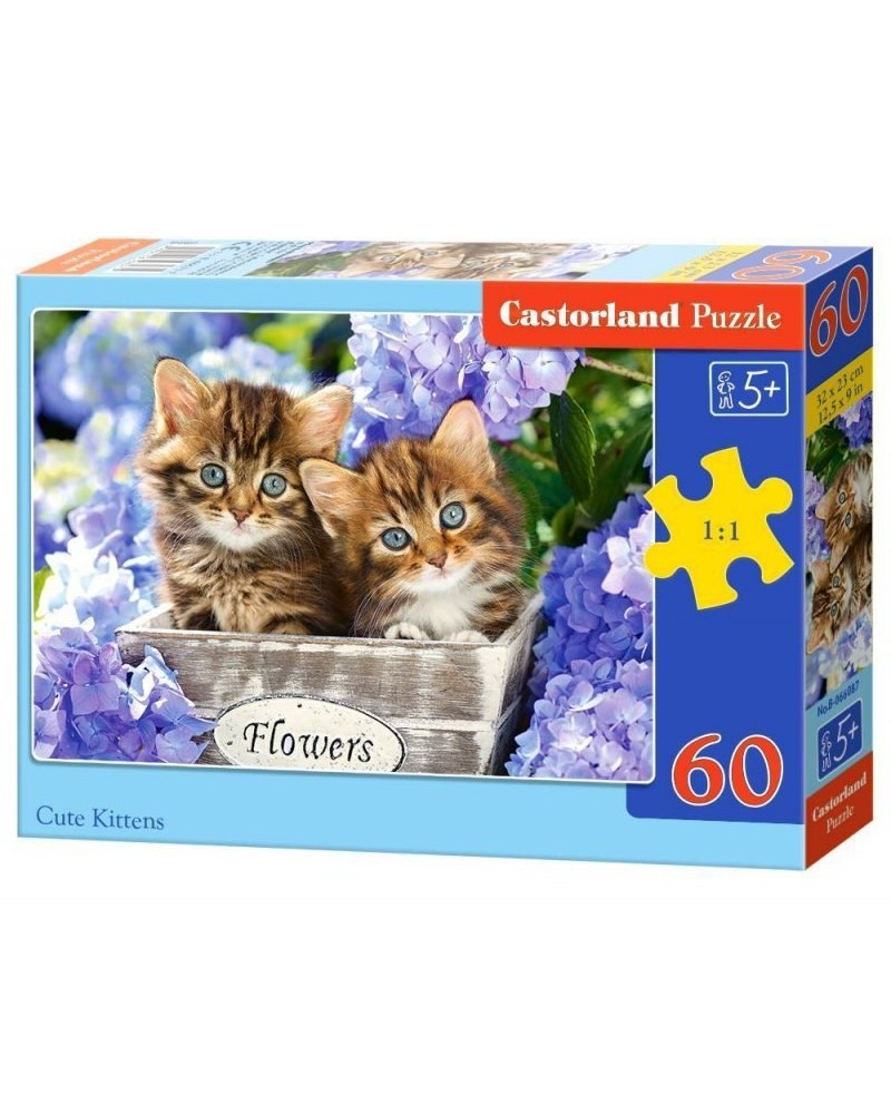 Puzzle 60el. cute kittens