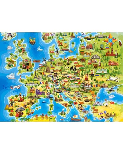 Puzzle 100 map of europe