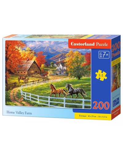 Puzzle 200 horse valley farm