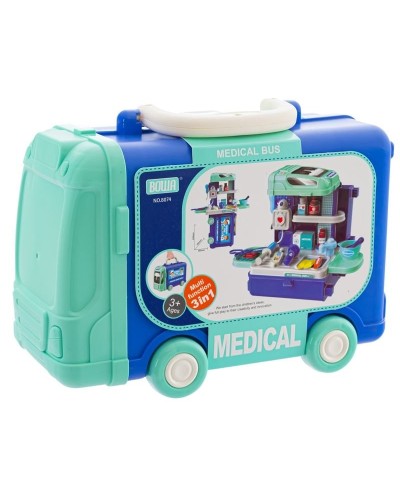 Zabawka autobus medyczny